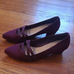 Laura Ashley Deep Burgundy Heels